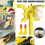 Clean-Cut Paint Edger Roller Brush Strumento sicuro per soffitti e pareti di casa 1