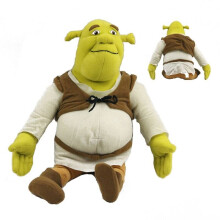 Enorme bambola di peluche Shrek giocattolo impagliato Shrek Ogre 40cm morbido cuscino bambini regalo giocattoli