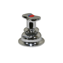 Scandvik 10617P Compact T-Handle Ceramic Mixer Deck Mount Polished F