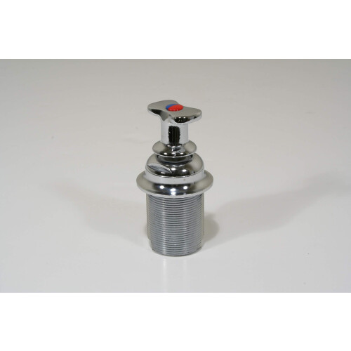 Scandvik 10617P Compact T-Handle Ceramic Mixer  Deck Mount  Polished F 1