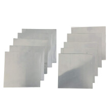 99,9% Pure Zink Zn Sheet Plate Metal Foil 140x140mm 0,2mm 10st