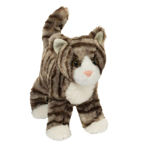 Douglas Douglas Zigby gray Stripe Tabby cat Plush Stuffed Animal