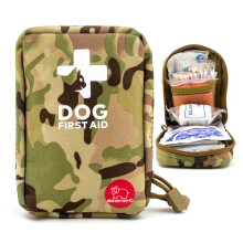 Youngshion Kompaktný 72 kusov Pet Dog Cat First Aid Kit Ľahké bezpečnostné núdzové lekárske potreby pre vonkajšie kempovanie Cestovanie autom