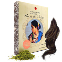 Henna i Indygo - Ciemnobrazowa farba do wlosw