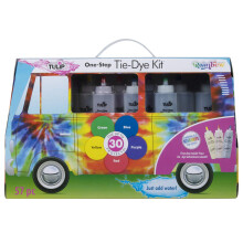 Tulipe Tak-dye Kit Tulip Tulip Fabric 39742 FDY LG 8oz Rainbow Tie Tye Road Trip Kit 3L como detalhado