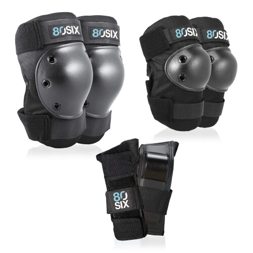 80Six Kids Multi Sport Pad Set Black 14+