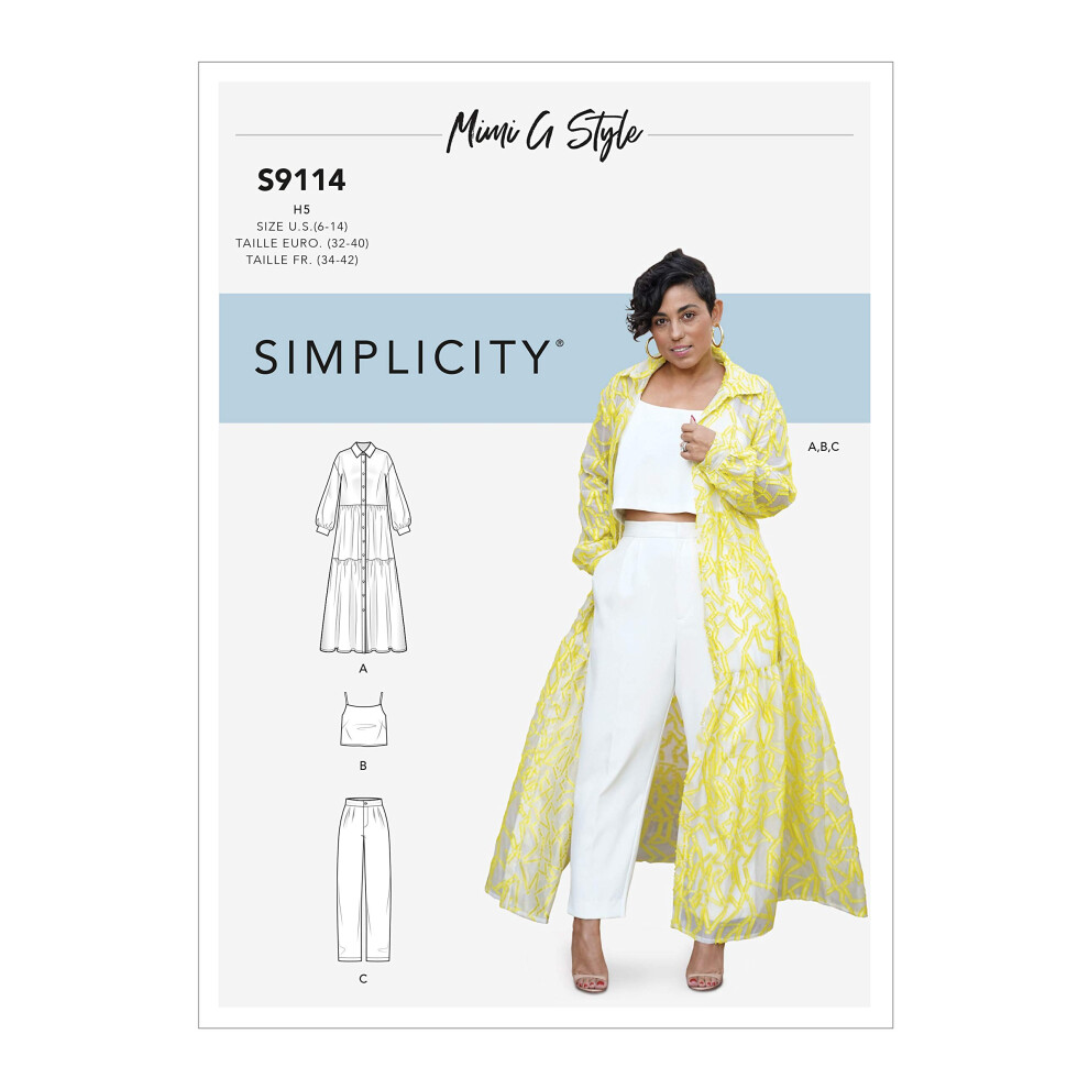 Eenvoud Simplicity Creative Corp Simplicity Pattern 16-18-20-2, Various Size 16