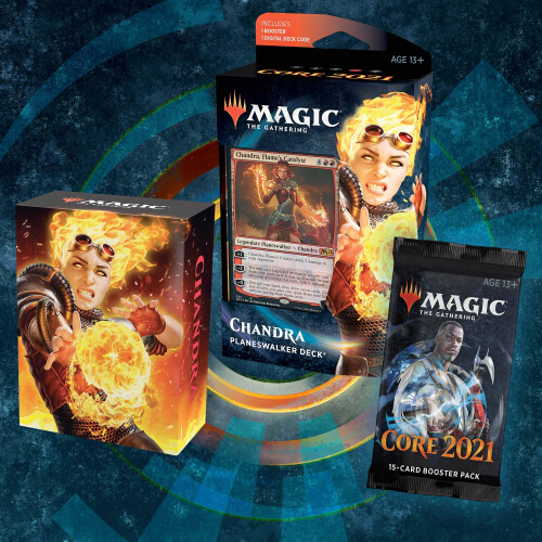 Magic: The Gathering Chandra, Flames Catalyst Deck | Core Set 2021 (M21) | 60 Κάρτες Starter Deck 1