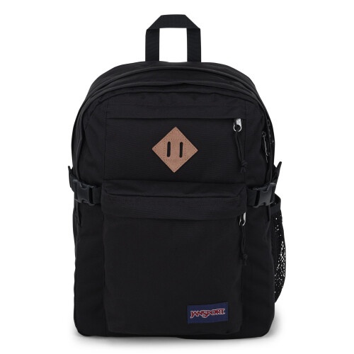 Jansport Jansport Main Campus Mackpack - Bacha de viagem ou trabalho com laptop de 15 polegadas e bolsos de garrafa de    gua dupla preto