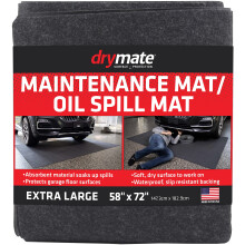 DRYMATPREMIUM MATTER MAT OLJE SPILL GARAGE GOLV MAT (58 """" x 72 """") Absorberande vattentt innehller vtskor skyddar garage yta eller uppfart t