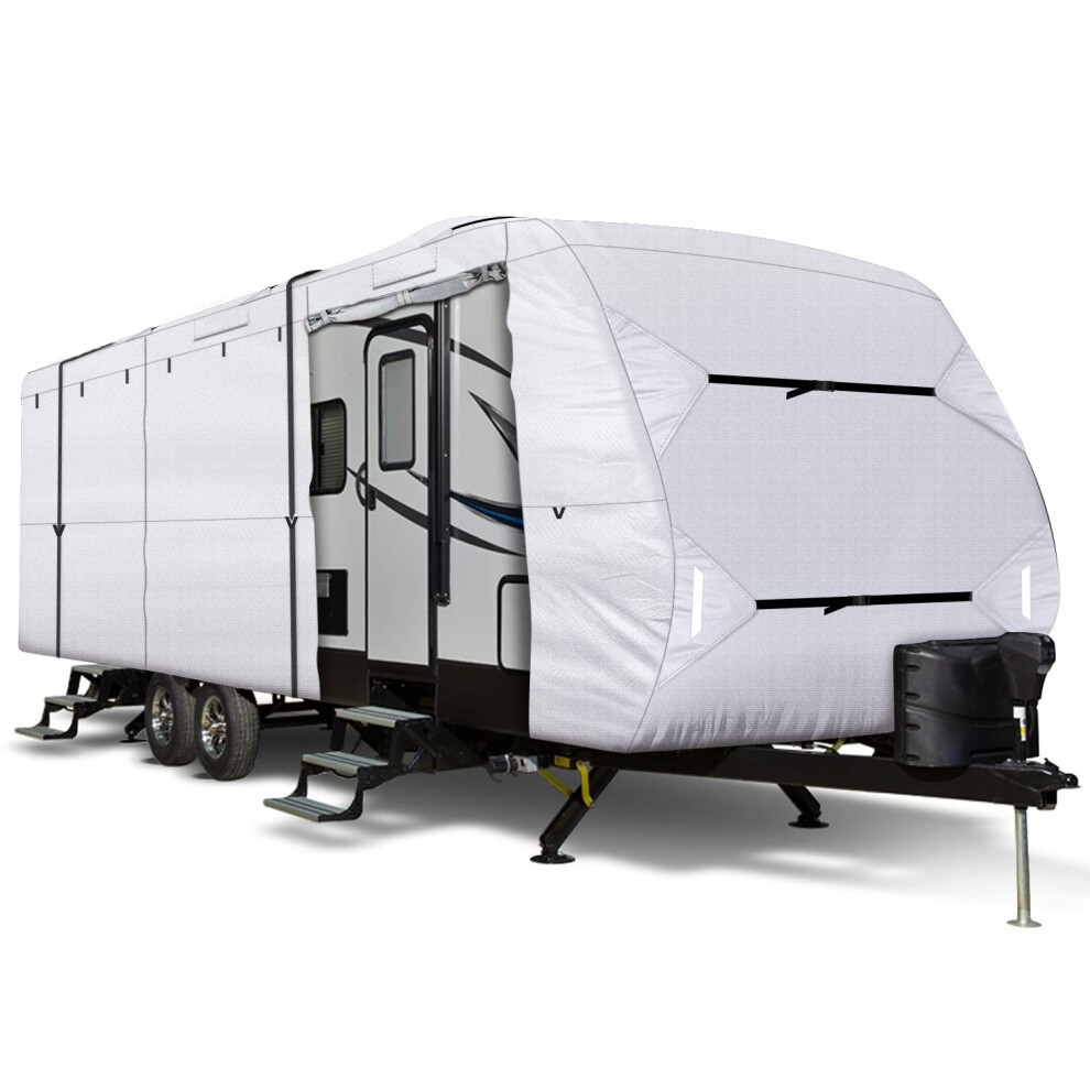 Leader Accessories Upgrade 210D Housse de caravane de voyage 22'-24' L avec
