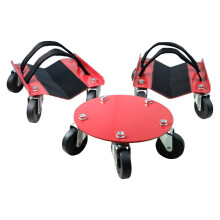 KASTFORCE Schneemobil-Transportwagen, robust, V-f   rmig, mit 2,5 PVC-Lenkrollen und Gummipolster zum Schutz der Skier, 680 kg Tragkraft, KF2013