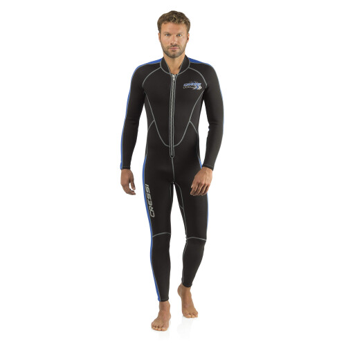 Cressi Cressi Lido Long 2 mm Ανδρικό, Μαύρο/Μπλε, XL
