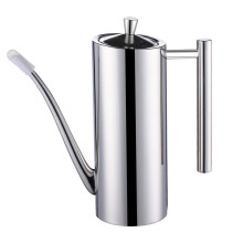 Sumerflos Garrafa de Azeite em Aço Inoxidável, 700ml/24oz, Doseador Sem Gotas para Cozinha