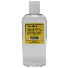 Sol de Oro Plyn Brillantine Clear 4 uncje Brillantina Liquida Blanca
