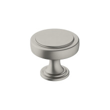 Amerock | Cabinet Knob | Satin Nickel | 1-1/2 inch (38 mm) Diameter | Exceed | 1 Pack | Drawer Knob | Cabinet Hardware