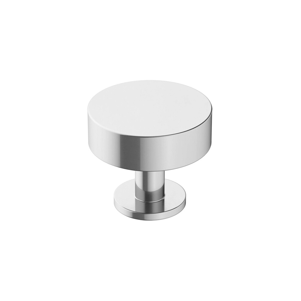 Photos - Furniture Hardware Amerock | Cabinet Knob | Polished Chrome | 1-1/4 inch Diameter | Radius | 1 Pack | Drawer Knob | Cabinet Hardware BP(32 mm)