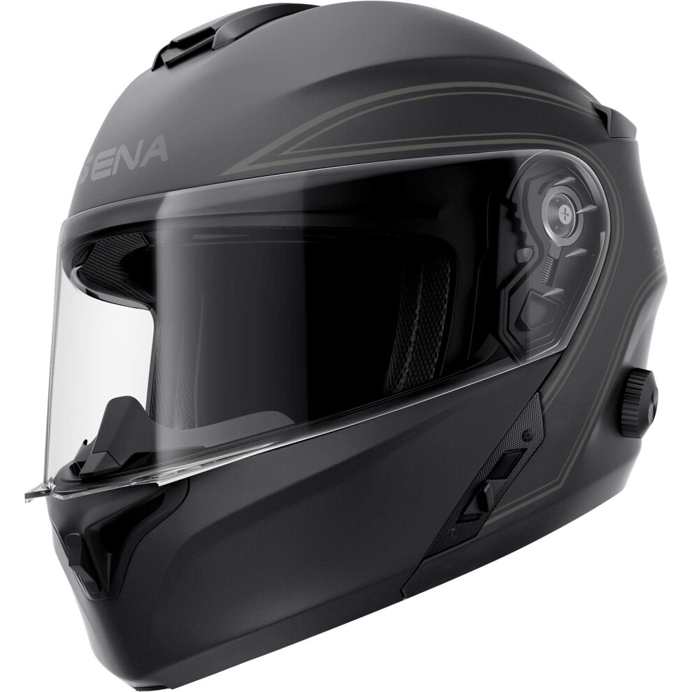 Sena Outrush-Mb0xl Outrush Flip-Up Bt Helmet Matte Xl Black 885465010449