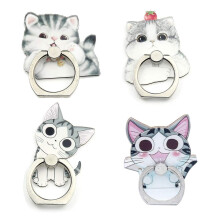 4-teiliger Handy-Ring-Halter, Stnder, ses Tier, Hunde, Katzen, Schmetterling, Ringstnder, 360-Grad-Drehung, Fingerring-Griff, Stnder fr Handys