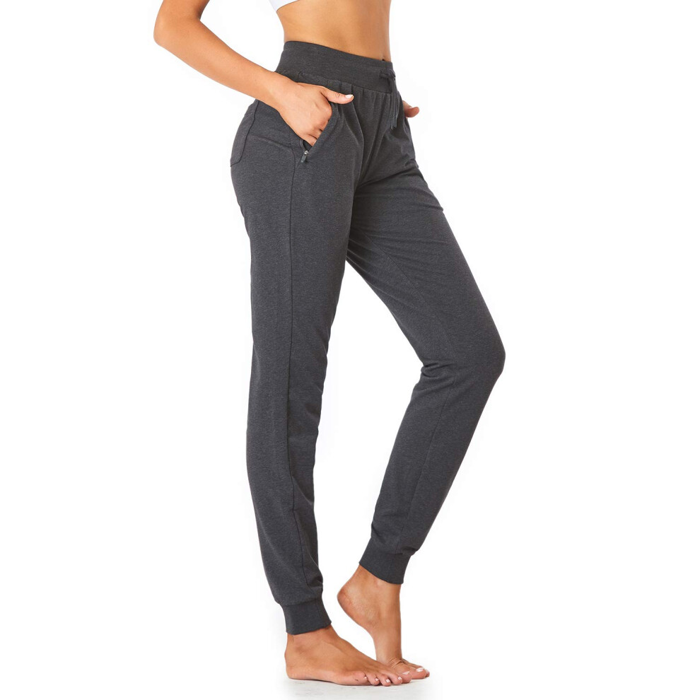 SEVEgO Pantalon de jogging l   ger en coton doux pour femme de 32 pouces avec couture int   rieure et fermeture    clair