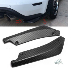 x xotic tech JDM Bagkofanger Canard Diffuser Splitter Valence Spoiler Fin Lip Trim Universal Fit (kulfiberm?nster) 4,48""""x17,63""""
