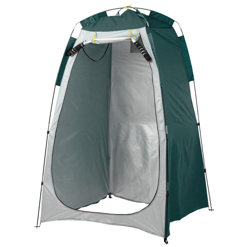 (green) Privacy Shelter Tent Portable Outdoor Camping Beach Shower Toilet Changing Tent Sun Rain Shelter with Window