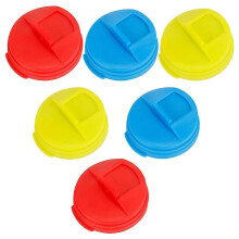 (As show, One size) Soda Juice Can Lids 6 Pcs Beverage Beer Bottle Covers Caps Saver