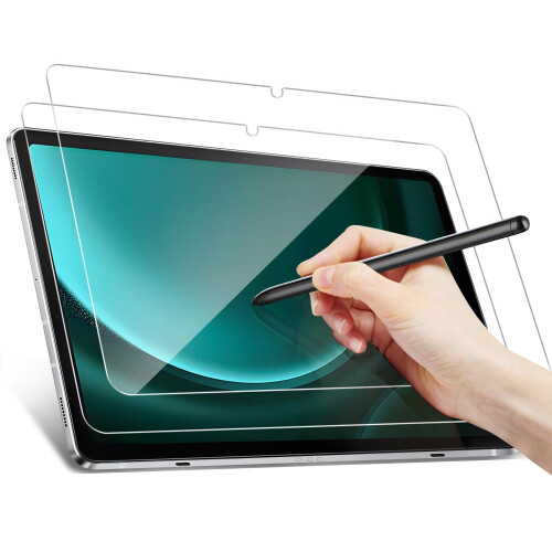 Protetor de tela de pacote ZtototopCases 2 para Samsung Galaxy Tab S9 Fe 5g 10,9 polegadas e guia