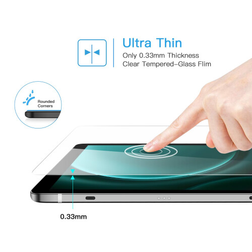 Protetor de tela de pacote ZtototopCases 2 para Samsung Galaxy Tab S9 Fe 5g 10,9 polegadas e guia 1