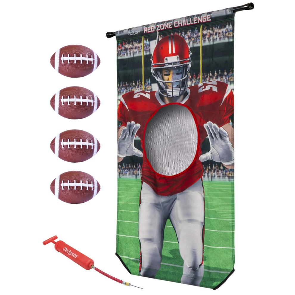 Photos - Other Toys goSports Football Baseball Toss games Available in Football Red Zone