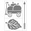Hello Fall Set Stencil - 6 coli - 6 x 8 inci 5