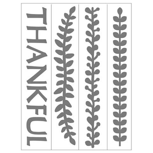 Hello Fall Set Stencil - 6 coli - 6 x 8 inci 2