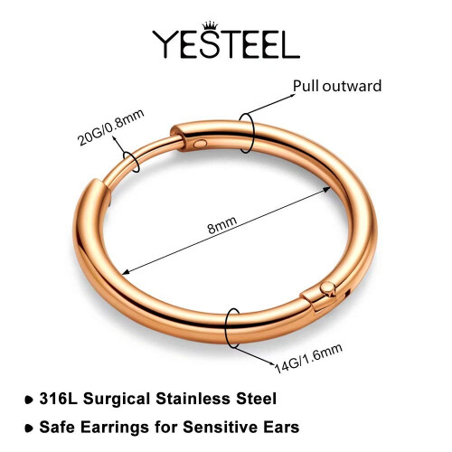 8mm Kirurgisk st?lb?jle?rering 2