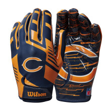 Wilson NFL Stretch Fit -jalkapallohanskat - Nuoret Chicago Bears