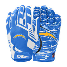 Wilson NFL Stretch Fit Football Gloves - Adult Los Angeles Chargers