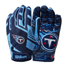 Wilson NFL Stretch Fit Footballhandschuhe - Erwachsene, Tennessee Titans