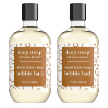 Deep Steep Bubble Bath  17 Ounce (Pack of 2) (Brown Sugar Vanilla)
