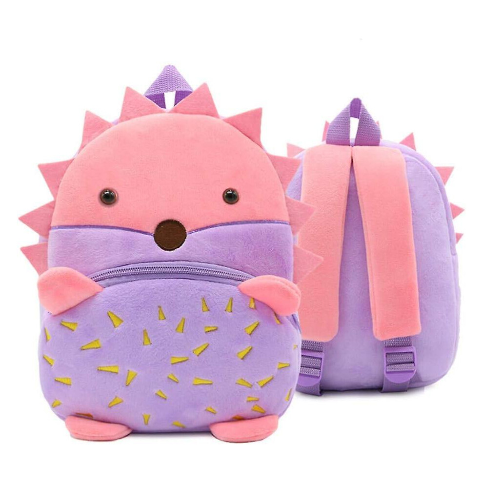 Konhill (As Show, One Size) Backpack For Toddler Boys, Toddler Bookbag Girl Dinosaur Toys Bags(Hedgehog)