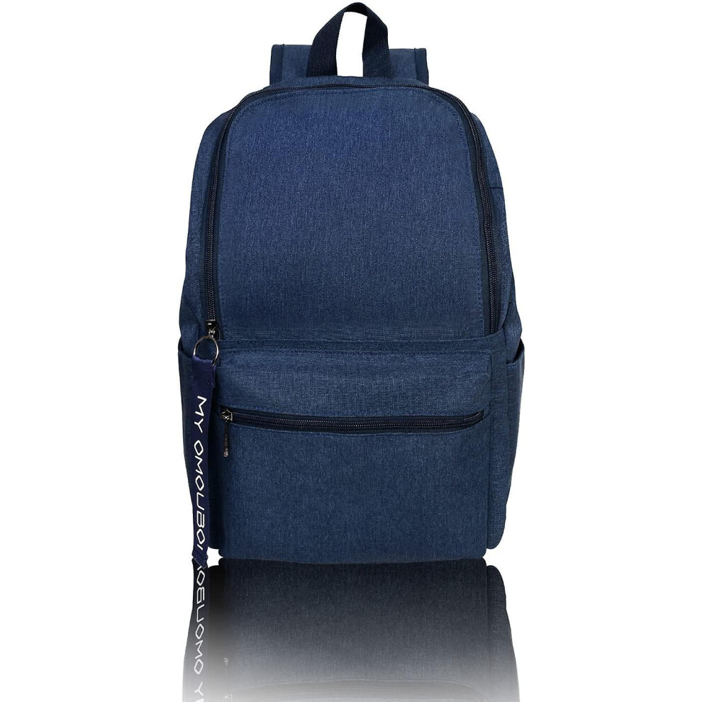 Konhill (As Show, One Size) Casual Daypacks Superbreak Backpack Laptop Backpack For Women & Men Fits Tourism Business (Blue)