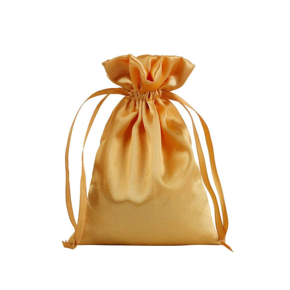 Lot de 30 sacs cadeaux en satin dor    AKLVBL de 5 x 7 pouces, sacs     bijoux     tirage au sort