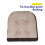 Cushion Καρέκλας Ροκ Ροκάνη Premium Tufted Pads Μη Γλιστρώντας 2 Τεμάχια, Καφέ 2