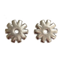 AJ Tack Stainless Steel Spur Rowels Stainless Steel Squared 10pt 1