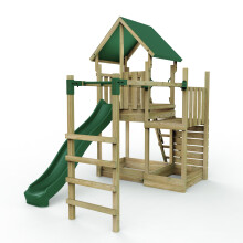 (Monkey Bars) Rebo Modular Wooden Climbing Frame Adventure Playset - M3