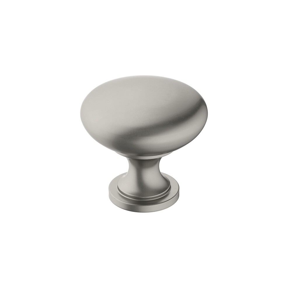 Photos - Furniture Hardware Amerock | Cabinet Knob | Satin Nickle | 1-1/4 inch  Diameter | Era | 1 Pack | Drawer Knob | Cabinet Hardware BP36907G(32 mm)