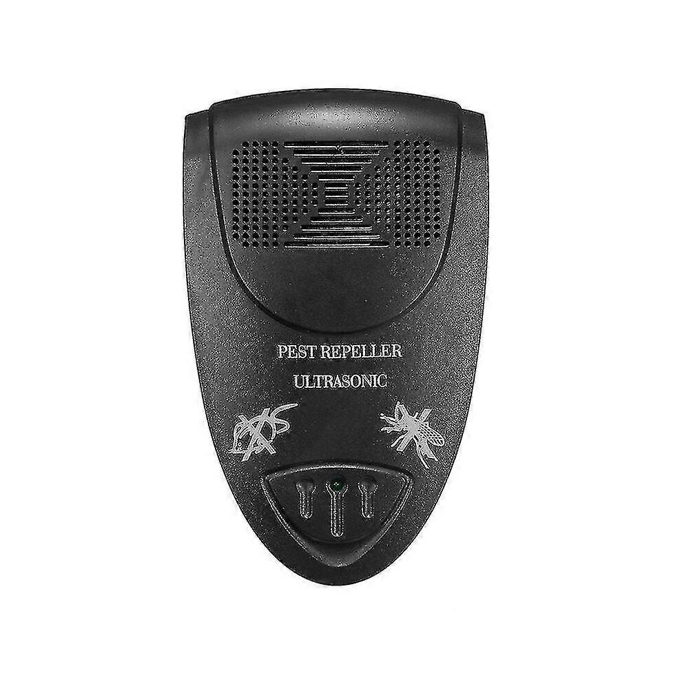 (EU PLUG, Black) 2pcs Ultrasonic Bat Repellent Pest Repellants Control,get Rid Of Bats In 72 Hours-image-OPC-PG97BB8-NEW