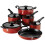Tramontina Nesting 11 Pc Nonstick Cookware Set - Red - 80156/042DS 2