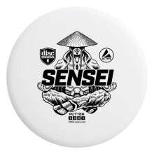 Discmania Active Base Sensei Disc Golf Putter - Stable Disc Flight Frisbee Golf Disc (Colors kan variera) 165-170G