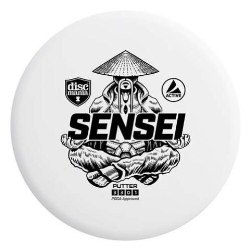 Discmania Active Base Sensei Disc Golf Putter - Stabiler Disc Flight Fr