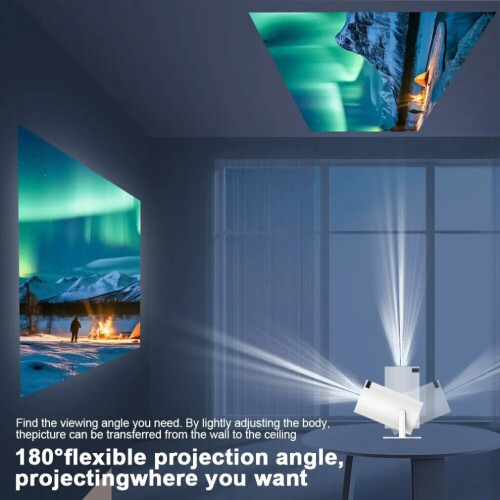 (Grey) Magcubic Projector HY300 PRO 4K Android 11 Dual Wifi 2