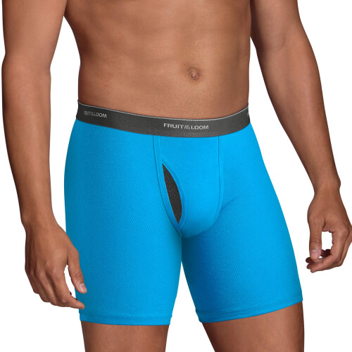 Fruit Of The Loom Fruit of the Loom Ανδρικά Boxer Briefs Coolzone, 6 Τεμάχια-Μικτές Χρώματα, Μεγάλο 1